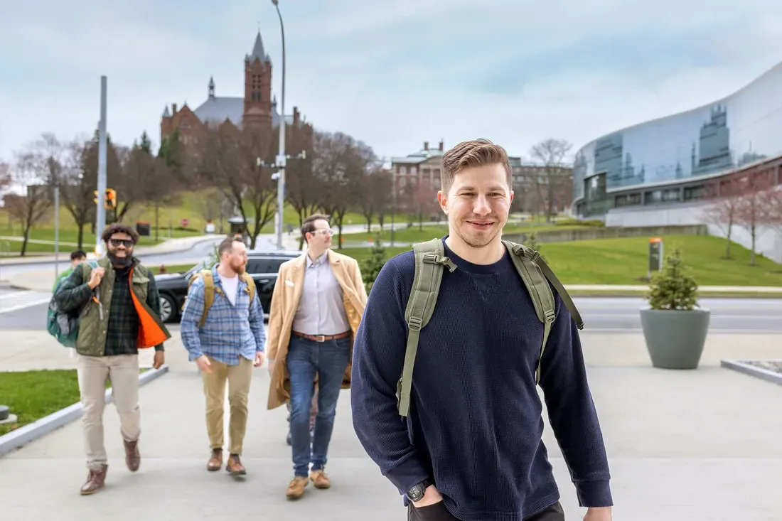 Raphael Grollmus on campus.